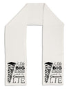 I Like Big Stacks -of books- Adult Fleece 64&#x22; Scarf-TooLoud-White-One-Size-Adult-Davson Sales