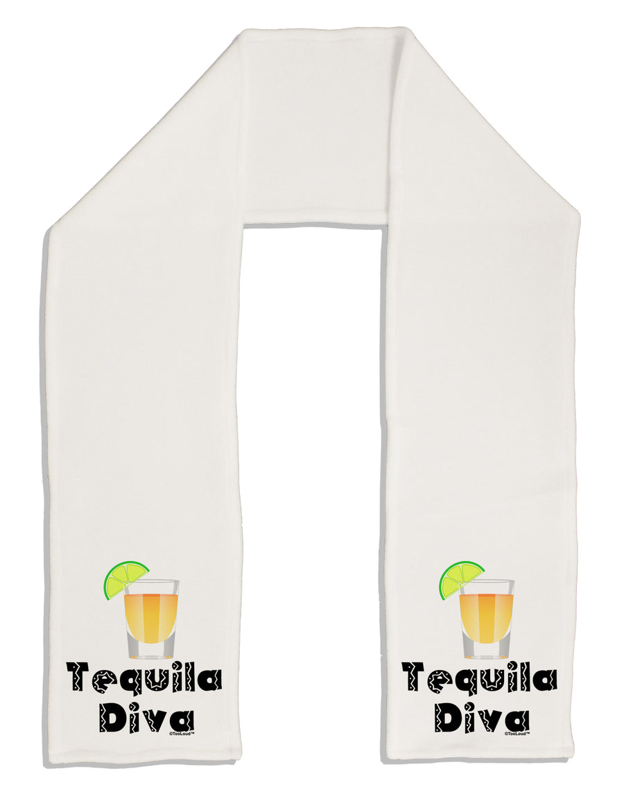 Tequila Diva - Cinco de Mayo Design Adult Fleece 64&#x22; Scarf by TooLoud-TooLoud-White-One-Size-Adult-Davson Sales