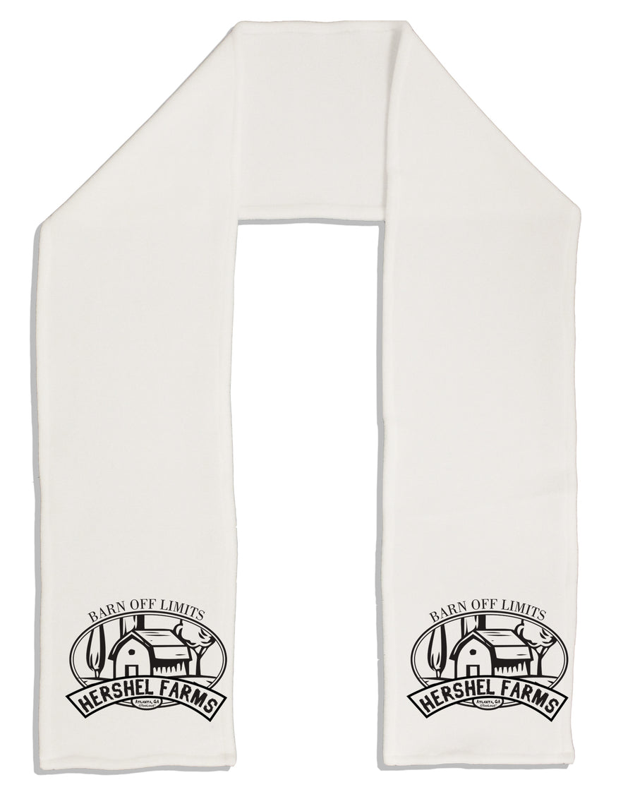 Hershel Farms Adult Fleece 64&#x22; Scarf by TooLoud-TooLoud-White-One-Size-Adult-Davson Sales