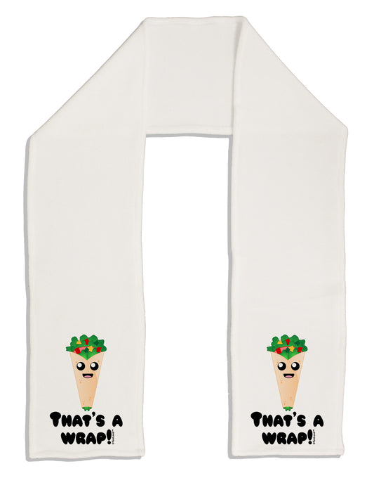 Thats A Wrap Cute Wrap Adult Fleece 64&#x22; Scarf-TooLoud-White-One-Size-Adult-Davson Sales