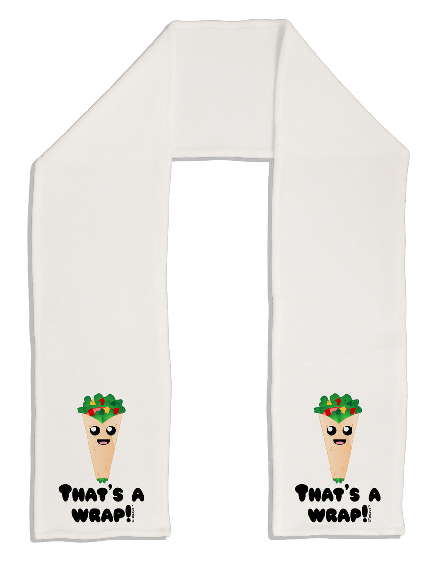 Thats A Wrap Cute Wrap Adult Fleece 64&#x22; Scarf-TooLoud-White-One-Size-Adult-Davson Sales