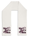 World's Best Cat Mom Adult Fleece 64&#x22; Scarf by TooLoud-TooLoud-White-One-Size-Adult-Davson Sales