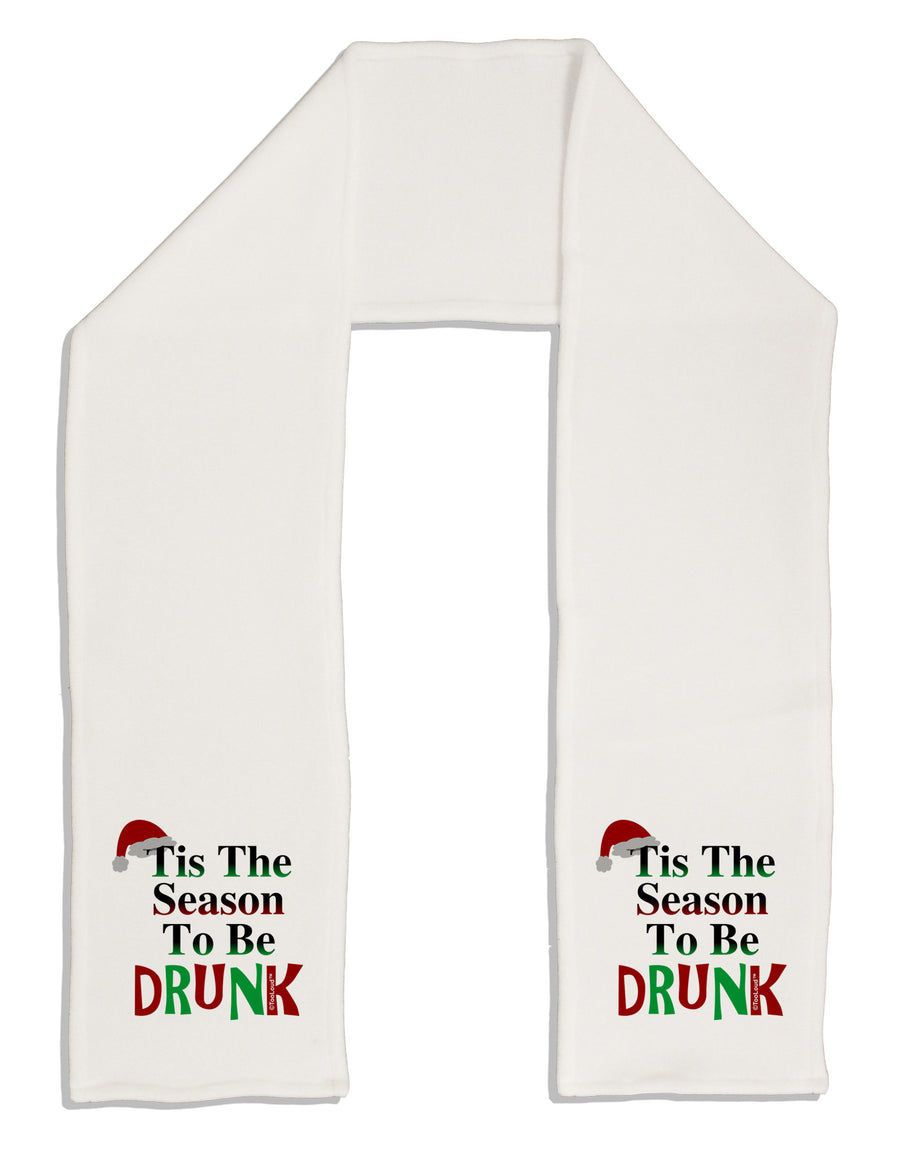 Season To Be Drunk Adult Fleece 64&#x22; Scarf-TooLoud-White-One-Size-Adult-Davson Sales