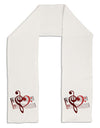 Heart Sheet Music Adult Fleece 64&#x22; Scarf-TooLoud-White-One-Size-Adult-Davson Sales