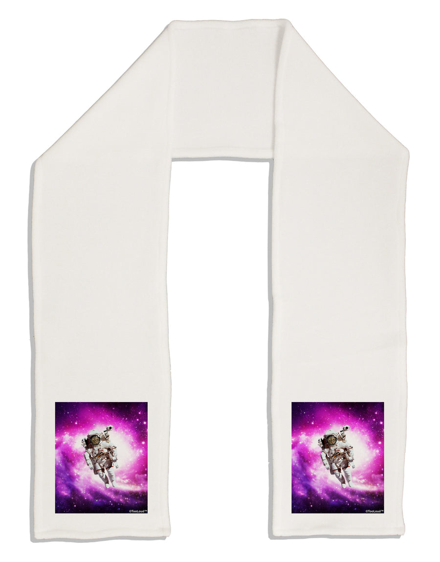 Astronaut Cat Adult Fleece 64" Scarf-TooLoud-White-One-Size-Adult-Davson Sales