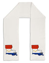 New Orleans Louisiana Flag Adult Fleece 64&#x22; Scarf-TooLoud-White-One-Size-Adult-Davson Sales