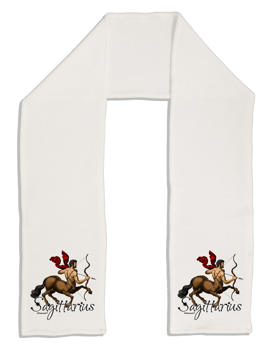 Sagittarius Color Illustration Adult Fleece 64&#x22; Scarf-TooLoud-White-One-Size-Adult-Davson Sales