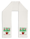 Spike My Eggnog Adult Fleece 64&#x22; Scarf-TooLoud-White-One-Size-Adult-Davson Sales