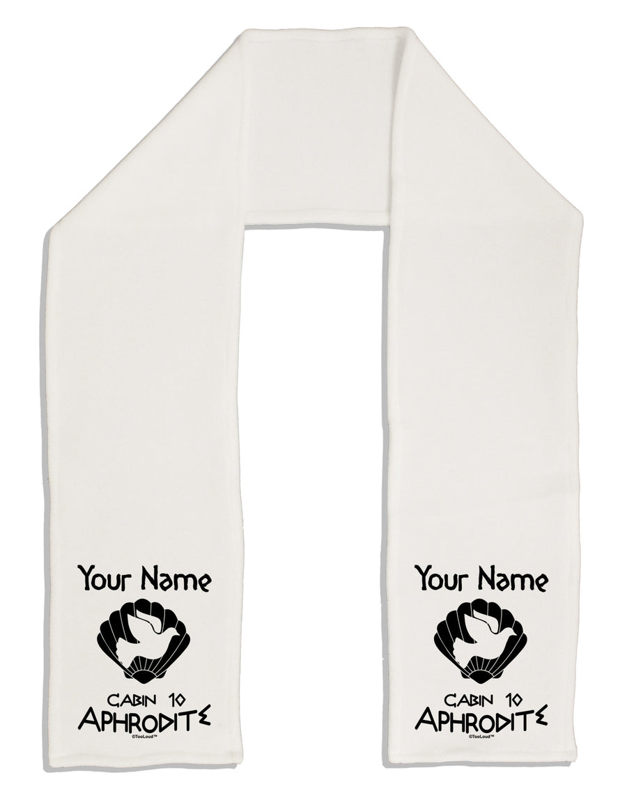 Personalized Cabin 10 Aphrodite Adult Fleece 64&#x22; Scarf-TooLoud-White-One-Size-Adult-Davson Sales