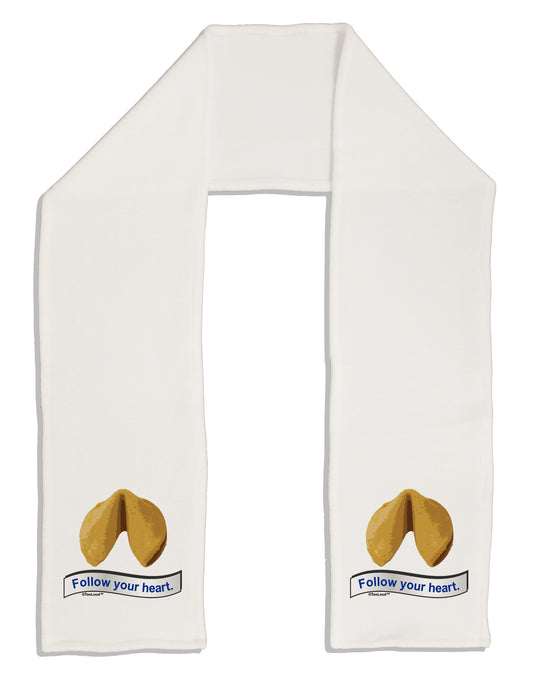 Follow Your Heart Fortune Adult Fleece 64&#x22; Scarf-TooLoud-White-One-Size-Adult-Davson Sales