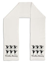 Nine Ladies Dancing Text Adult Fleece 64&#x22; Scarf-TooLoud-White-One-Size-Adult-Davson Sales