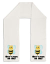 Bee-lieve In Me Adult Fleece 64&#x22; Scarf-TooLoud-White-One-Size-Adult-Davson Sales