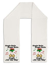 Jingle Bells All the way Adult Fleece 64&#x22; Scarf-TooLoud-White-One-Size-Adult-Davson Sales