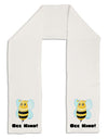 Bee Kind Adult Fleece 64&#x22; Scarf-TooLoud-White-One-Size-Adult-Davson Sales