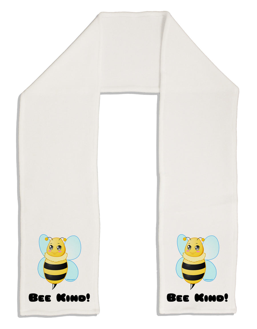 Bee Kind Adult Fleece 64&#x22; Scarf-TooLoud-White-One-Size-Adult-Davson Sales