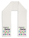 Happy Easter Design Adult Fleece 64&#x22; Scarf-TooLoud-White-One-Size-Adult-Davson Sales