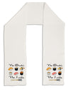 No Sushi No Life Adult Fleece 64&#x22; Scarf-TooLoud-White-One-Size-Adult-Davson Sales