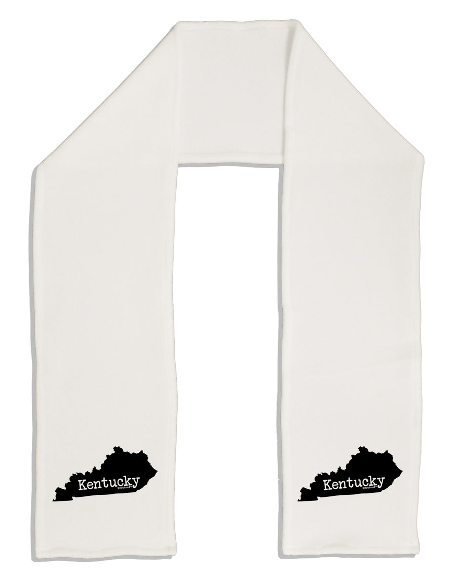 Kentucky - United States Shape Adult Fleece 64&#x22; Scarf by TooLoud-TooLoud-White-One-Size-Adult-Davson Sales