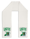 Green Beer - Inside You Adult Fleece 64&#x22; Scarf-TooLoud-White-One-Size-Adult-Davson Sales