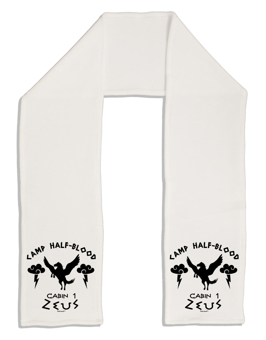 Camp Half Blood Cabin 1 Zeus Adult Fleece 64&#x22; Scarf by-TooLoud-White-One-Size-Adult-Davson Sales