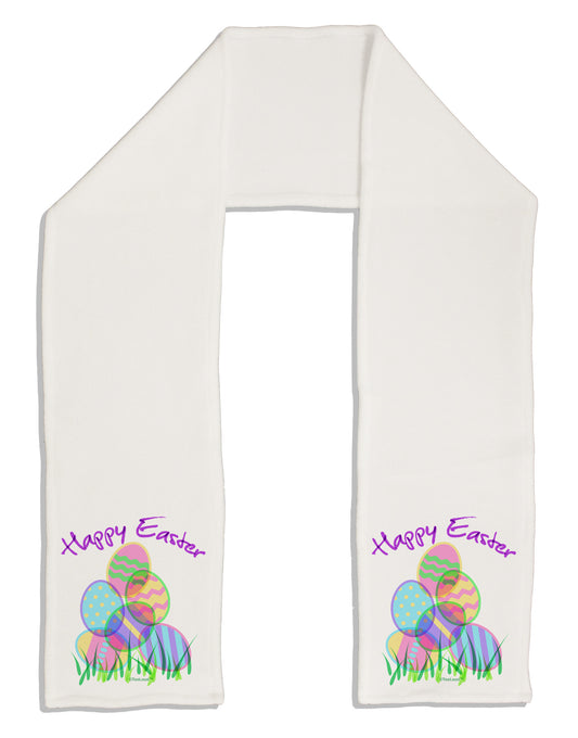 Happy Easter Gel Look Print Adult Fleece 64&#x22; Scarf-TooLoud-White-One-Size-Adult-Davson Sales