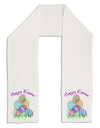 Happy Easter Gel Look Print Adult Fleece 64&#x22; Scarf-TooLoud-White-One-Size-Adult-Davson Sales