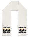 Five Cats - Cinco de Meow Adult Fleece 64&#x22; Scarf by TooLoud-TooLoud-White-One-Size-Adult-Davson Sales