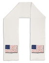 Veterans Scripted Flag Adult Fleece 64&#x22; Scarf-TooLoud-White-One-Size-Adult-Davson Sales