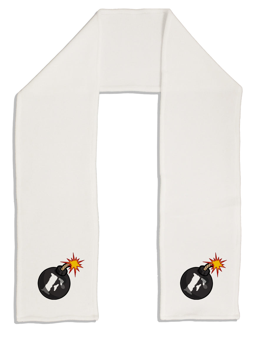 F-Bomb Funny Adult Fleece 64&#x22; Scarf by TooLoud-TooLoud-White-One-Size-Adult-Davson Sales