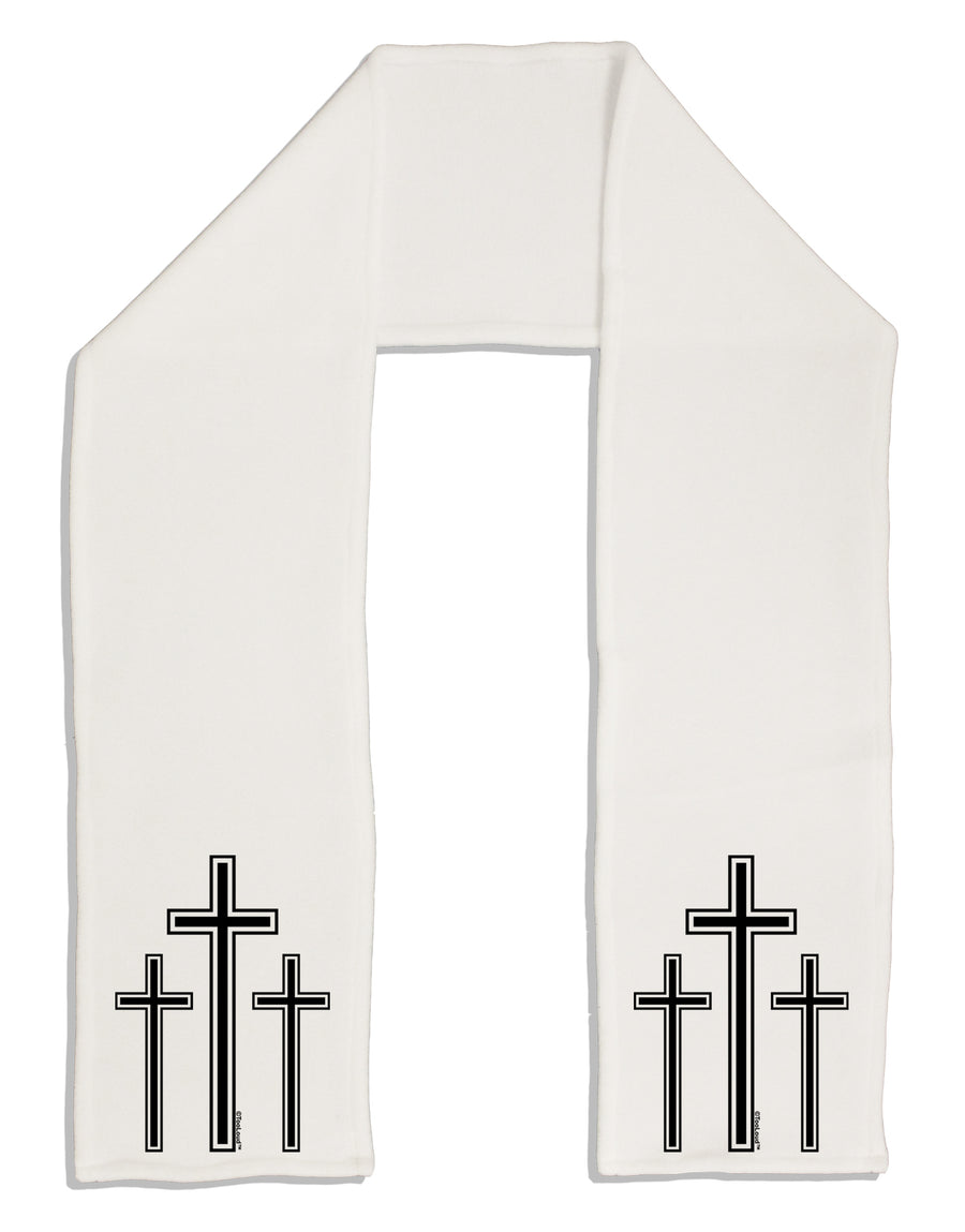 Three Cross Design - Easter Adult Fleece 64&#x22; Scarf by TooLoud-TooLoud-White-One-Size-Adult-Davson Sales