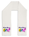 Happy Easter Peepers Adult Fleece 64" Scarf-Scarves-TooLoud-White-One-Size-Adult-Davson Sales