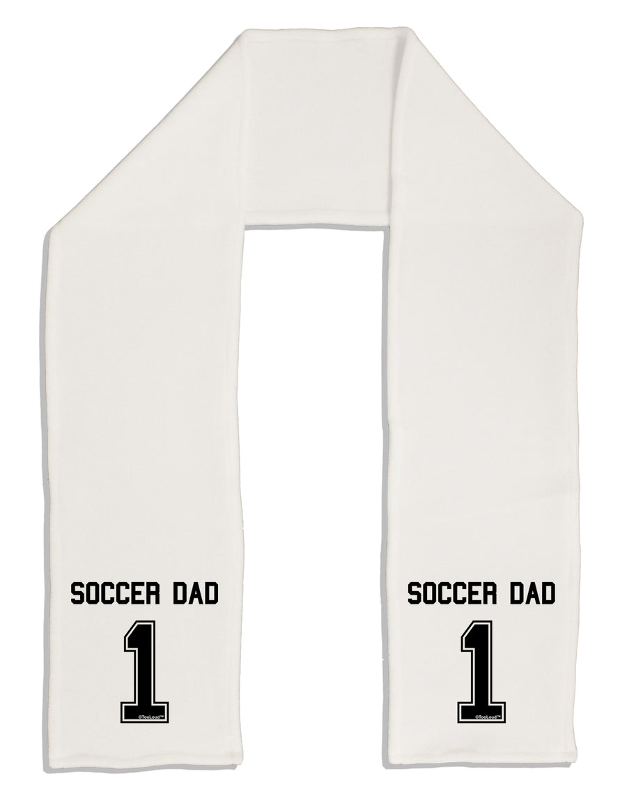 Soccer Dad Jersey Adult Fleece 64&#x22; Scarf by TooLoud-TooLoud-White-One-Size-Adult-Davson Sales