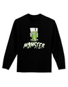 Momster Frankenstein Adult Long Sleeve Shirt-Long Sleeve Shirt-TooLoud-Black-Small-Davson Sales