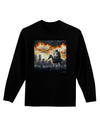 Grimm Reaper Halloween Design Adult Long Sleeve Shirt-Mens-LongsleeveShirts-TooLoud-Black-Small-Davson Sales