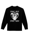 Strike First Strike Hard Cobra Adult Long Sleeve Shirt-Long Sleeve Shirt-TooLoud-Black-Small-Davson Sales