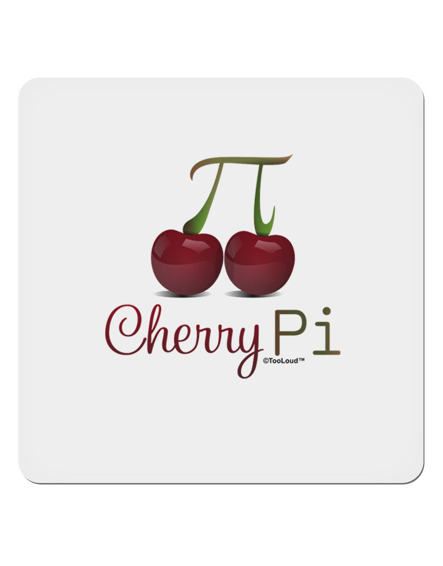 Cherry Pi 4x4&#x22; Square Sticker-Stickers-TooLoud-1-Davson Sales