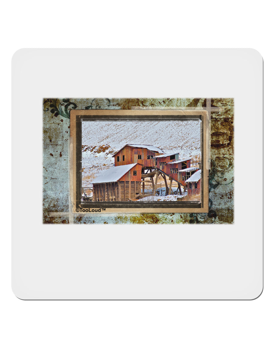 Mine Scene Colorado 4x4&#x22; Square Sticker-Stickers-TooLoud-1-Davson Sales