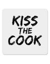 Kiss the Cook Grill Master 2 - Text 4x4&#x22; Square Sticker 4 Pieces-Stickers-TooLoud-White-Davson Sales