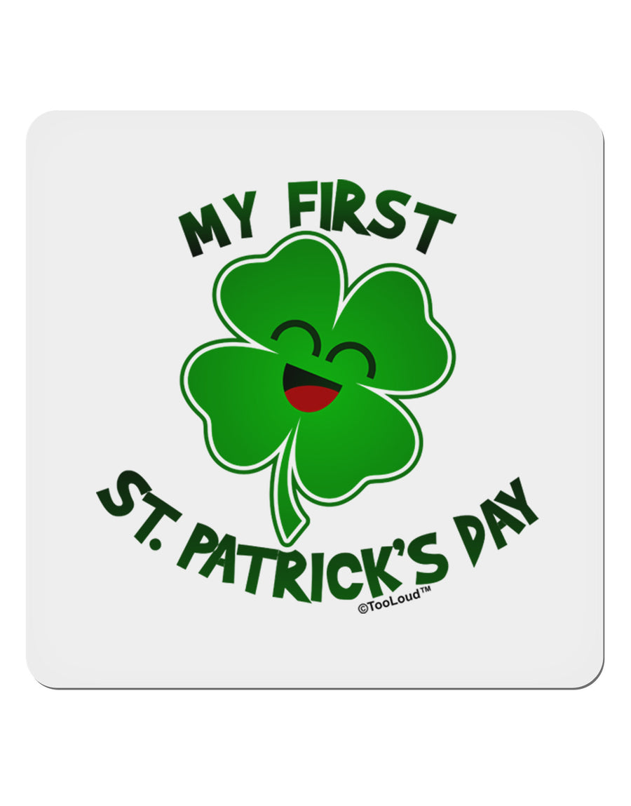 My First St. Patrick's Day 4x4&#x22; Square Sticker-Stickers-TooLoud-1-Davson Sales