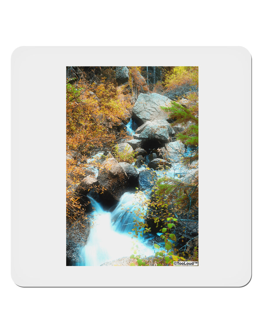 Rockies Waterfall 4x4&#x22; Square Sticker-Stickers-TooLoud-1-Davson Sales