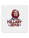 Hillary 2016 Face 4x4&#x22; Square Sticker 4 Pieces-Stickers-TooLoud-White-Davson Sales