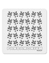 Pandamonium Pandas 4x4&#x22; Square Sticker 4 Pieces-Stickers-TooLoud-White-Davson Sales