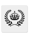 Crown and Laurel 4x4&#x22; Square Sticker-Stickers-TooLoud-1-Davson Sales