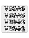 Vegas - Vegas Style Show Lights 4x4&#x22; Square Sticker 4 Pieces-Stickers-TooLoud-White-Davson Sales