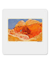 Desert Landscape Watercolor 4x4&#x22; Square Sticker 4 Pieces-Stickers-TooLoud-White-Davson Sales