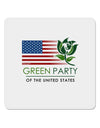 Green Party US Flag 4x4&#x22; Square Sticker-Stickers-TooLoud-1-Davson Sales