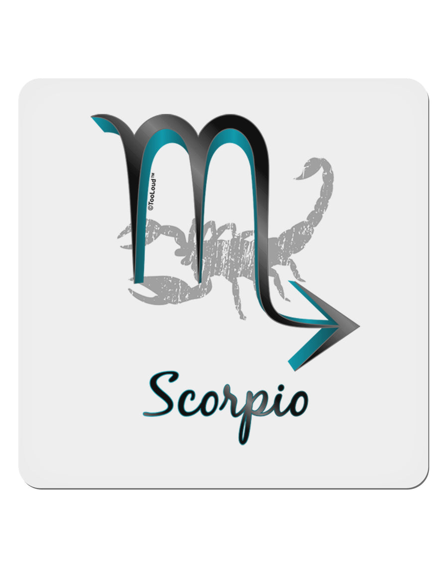 Scorpio Symbol 4x4&#x22; Square Sticker-Stickers-TooLoud-1-Davson Sales