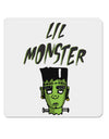 Lil Monster Frankenstenstein 4x4 Inch Square Stickers - 4 Pieces-Stickers-TooLoud-Davson Sales
