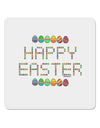 Happy Easter Eggs 4x4&#x22; Square Sticker-Stickers-TooLoud-1-Davson Sales