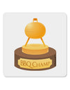 BBQ Champ - Golden Grill Trophy 4x4&#x22; Square Sticker 4 Pieces-Stickers-TooLoud-White-Davson Sales